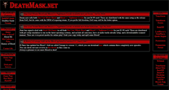 Desktop Screenshot of deathmask.net